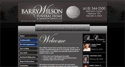 Desktop Screenshot of barrywilsonfuneralhome.com